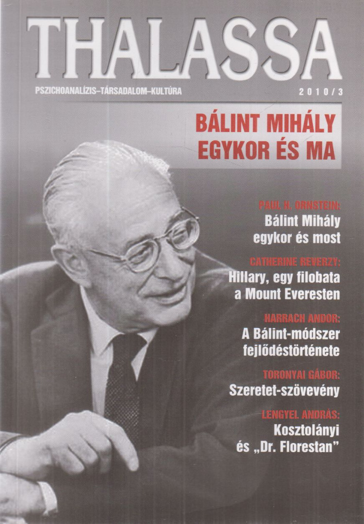 Erős Ferenc - Thalassa 2010/3. [antikvár]