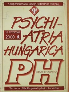 Dudás Róbert - Psychiatria Hungarica 2000/5. [antikvár]