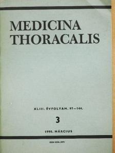 Ábrahám Erzsébet - Medicina Thoracalis 1990. március [antikvár]
