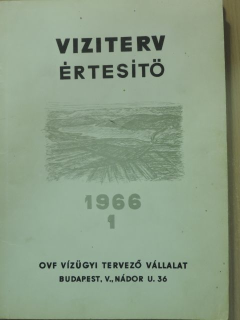 Czinkotszky István - Viziterv Értesitő 1966/1. [antikvár]