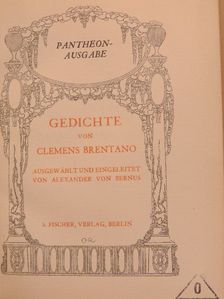 Clemens Brentano - Gedichte [antikvár]