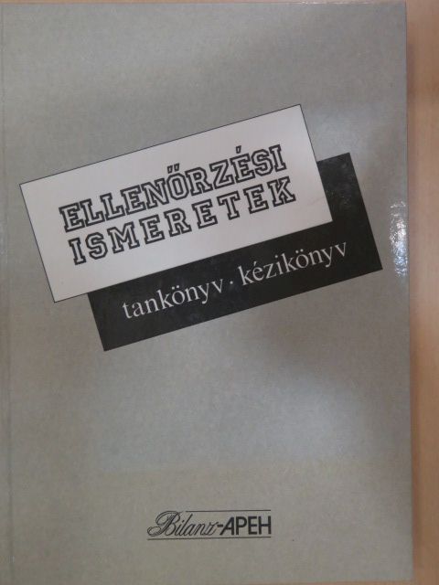 Dr. Kis Pálné - Ellenőrzési ismeretek [antikvár]