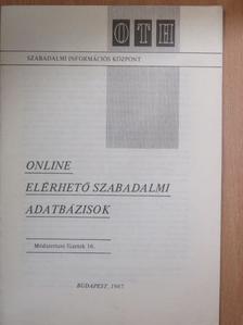 Dr. Marián Miklós - Online elérhető szabadalmi adatbázisok [antikvár]