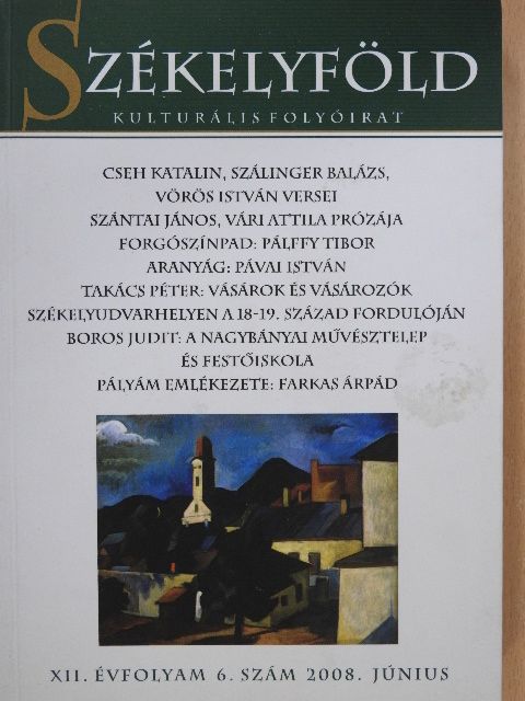 Boros Judit - Székelyföld 2008. június [antikvár]