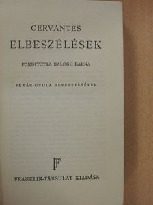 Cervántes - Elbeszélések [antikvár]