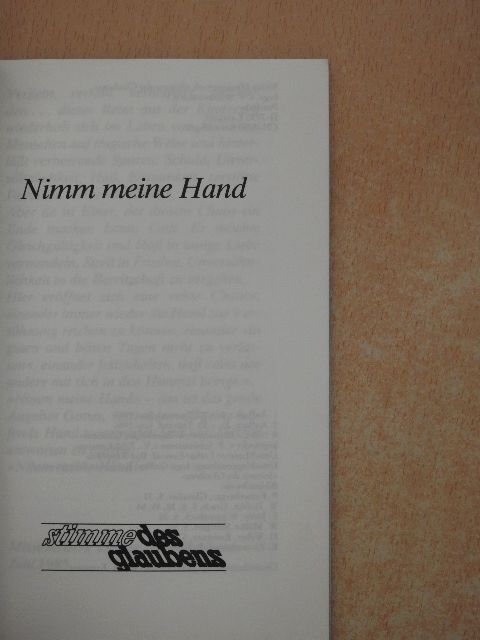 B. Ewert - Nimm meine Hand [antikvár]
