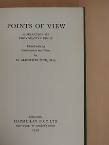 Points of view [antikvár]