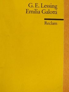 Gotthold Ephraim Lessing - Emilia Galotti [antikvár]