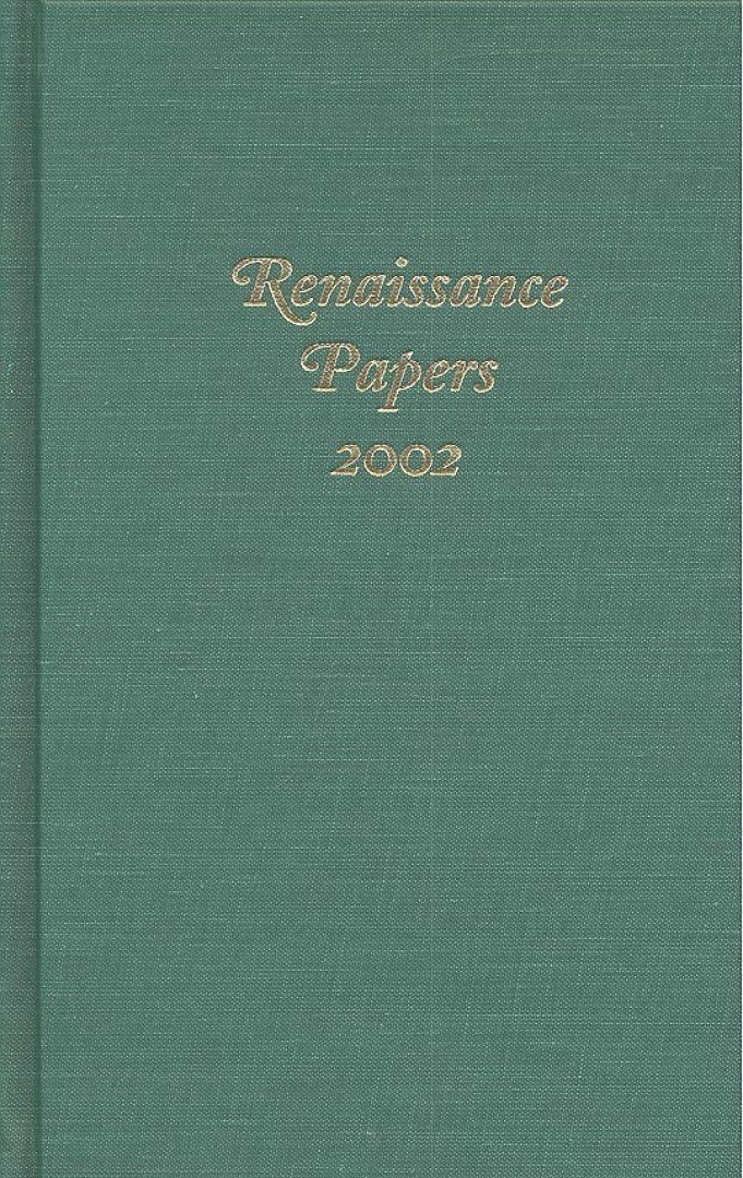 Renaissance Papers 2002 [antikvár]