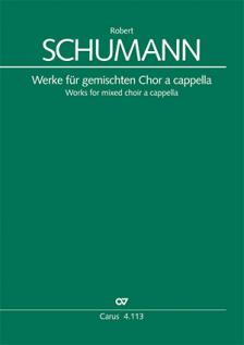 Schumann Róbert - WERKE FÜR GEMISCHTEN CHOR A CAPPELLA