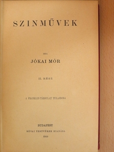 Jókai Mór - Szinművek II. [antikvár]