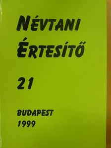 A. Molnár Ferenc - Névtani Értesítő 21. [antikvár]