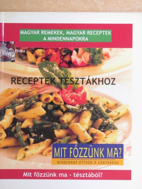 Tóth Endre - Receptek tésztákhoz [antikvár]