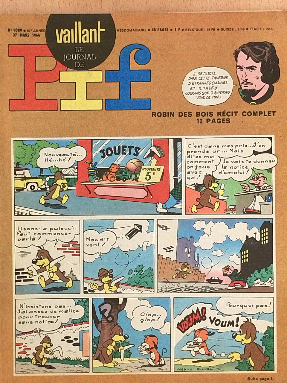 Cézard - Pif 27 Mars 1966 [antikvár]