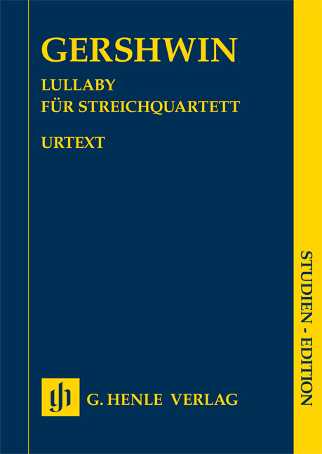 GERSHWIN - LULLABY FÜR STREICHQUARTETT, STUDIEN EDITION