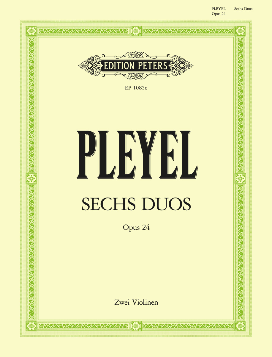 PLEYEL - 6 DUOS OP. 24 FÜR 2 VIOLINEN