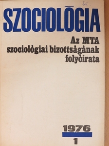 Angyal Viktória - Szociológia 1976/1. [antikvár]