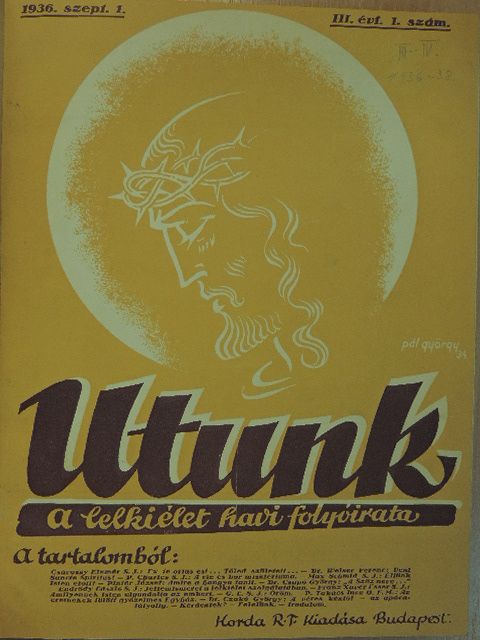 Beluscsák István - Utunk 1936. szeptember 1. - 1938. június 1. [antikvár]