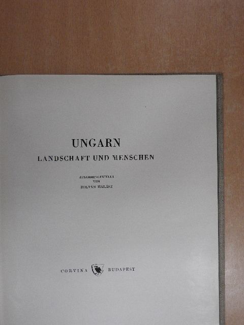 Zoltán Halász - Ungarn [antikvár]