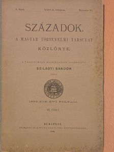 Ádám Gerzson - Századok 1890. márczius 15. [antikvár]