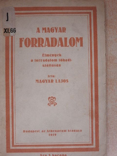 Magyar Lajos - A magyar forradalom [antikvár]