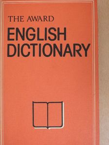 The Award English Dictionary [antikvár]
