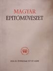 Benkhard Ágost - Magyar Építőművészet 1954/10-12 [antikvár]