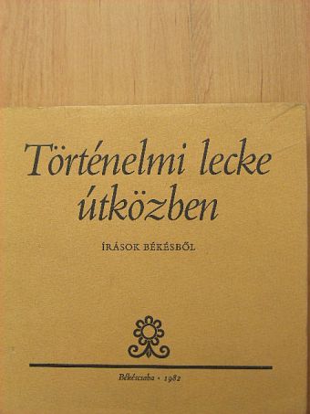 Bertalan Ágnes - Történelmi lecke útközben [antikvár]