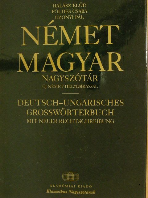 Földes Csaba - Német-magyar nagyszótár [antikvár]