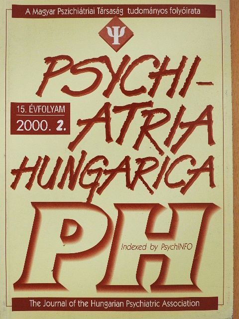 Lipcsey Attila - Psychiatria Hungarica 2000/2. [antikvár]