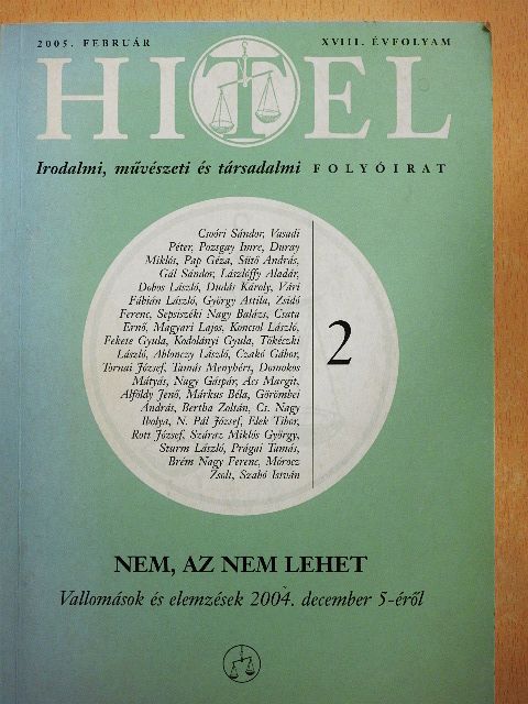 Csata Ernő - Hitel 2005. február [antikvár]