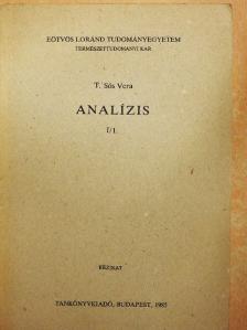 T. Sós Vera - Analízis I/1. [antikvár]