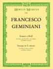 GEMINIANI - SONATE e-MOLL FÜR OBOE ODER QUERFLÖTE ODER VIOLINE UND BASSO CONTINUO