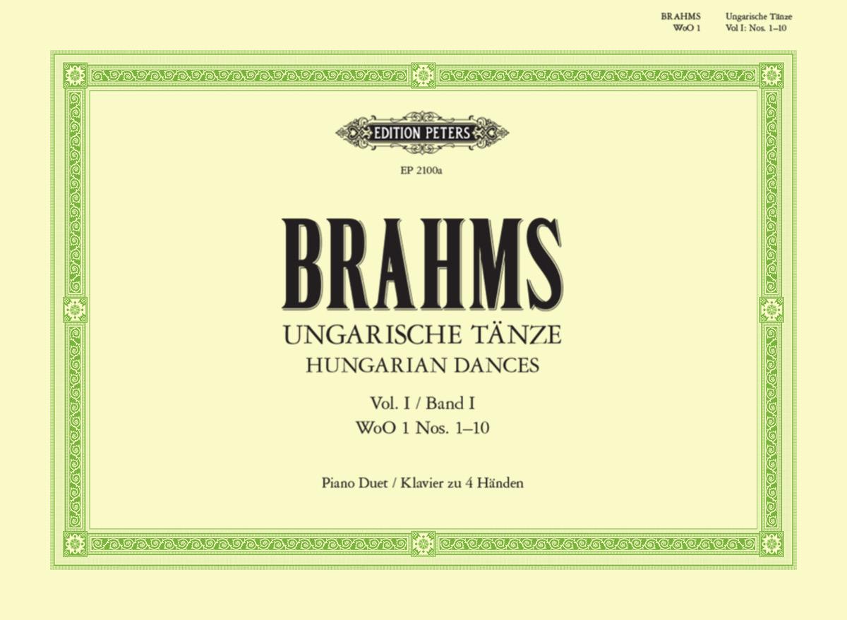 BRAHMS... - UNGARISCHE TAENZE BAND I. FÜR KLAVIER ZU 4 HAENDEN