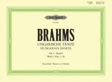 BRAHMS... - UNGARISCHE TAENZE BAND I. FÜR KLAVIER ZU 4 HAENDEN