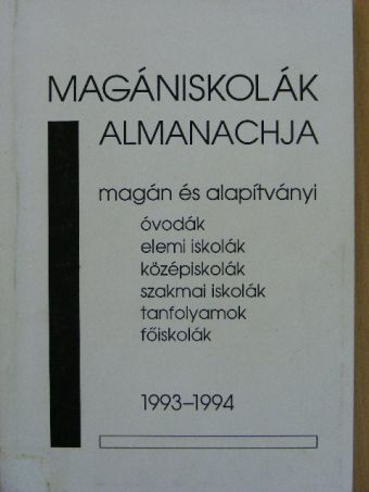 Magániskolák almanachja 1993-1994 [antikvár]