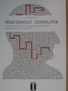Makray Imre - Végig'gondolt gondolatok [antikvár]