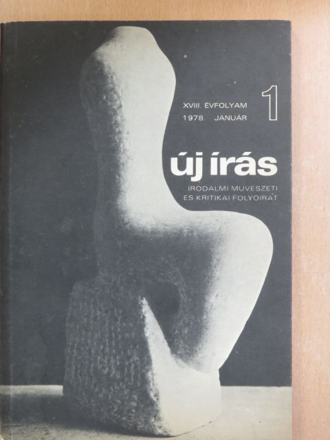 Bata Imre - Új Írás 1978. január [antikvár]