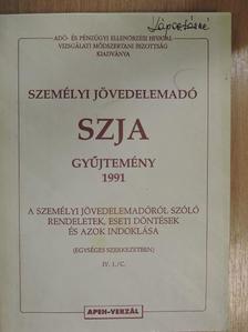 Dr. Mészáros Gyuláné - Személyi jövedelemadó - SZJA gyűjtemény 1991 [antikvár]