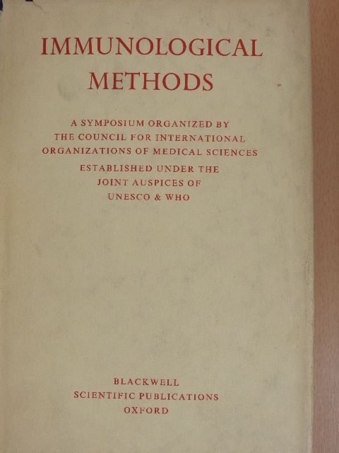 P. Grabar - Immunological Methods [antikvár]
