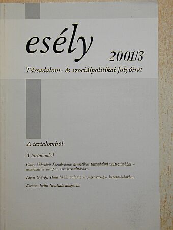 Georg Vobruba - Esély 2001/3 [antikvár]