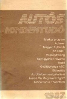 Moldován Tamás - Autós mindentudó 1987 [antikvár]