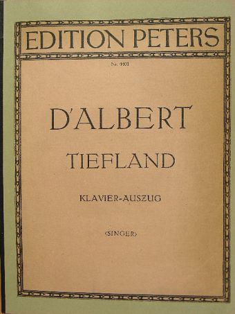 Eugen D' Albert - Tiefland [antikvár]
