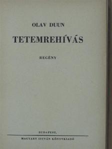 Olav Duun - Tetemrehívás [antikvár]