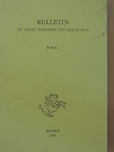 Cifka Brigitta - Bulletin du Musée Hongrois des Beaux-Arts 60-61. [antikvár]