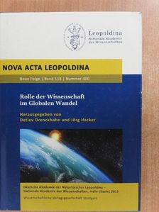 Detlev Drenckhahn - Rolle der Wissenschaft im Globalen Wandel [antikvár]