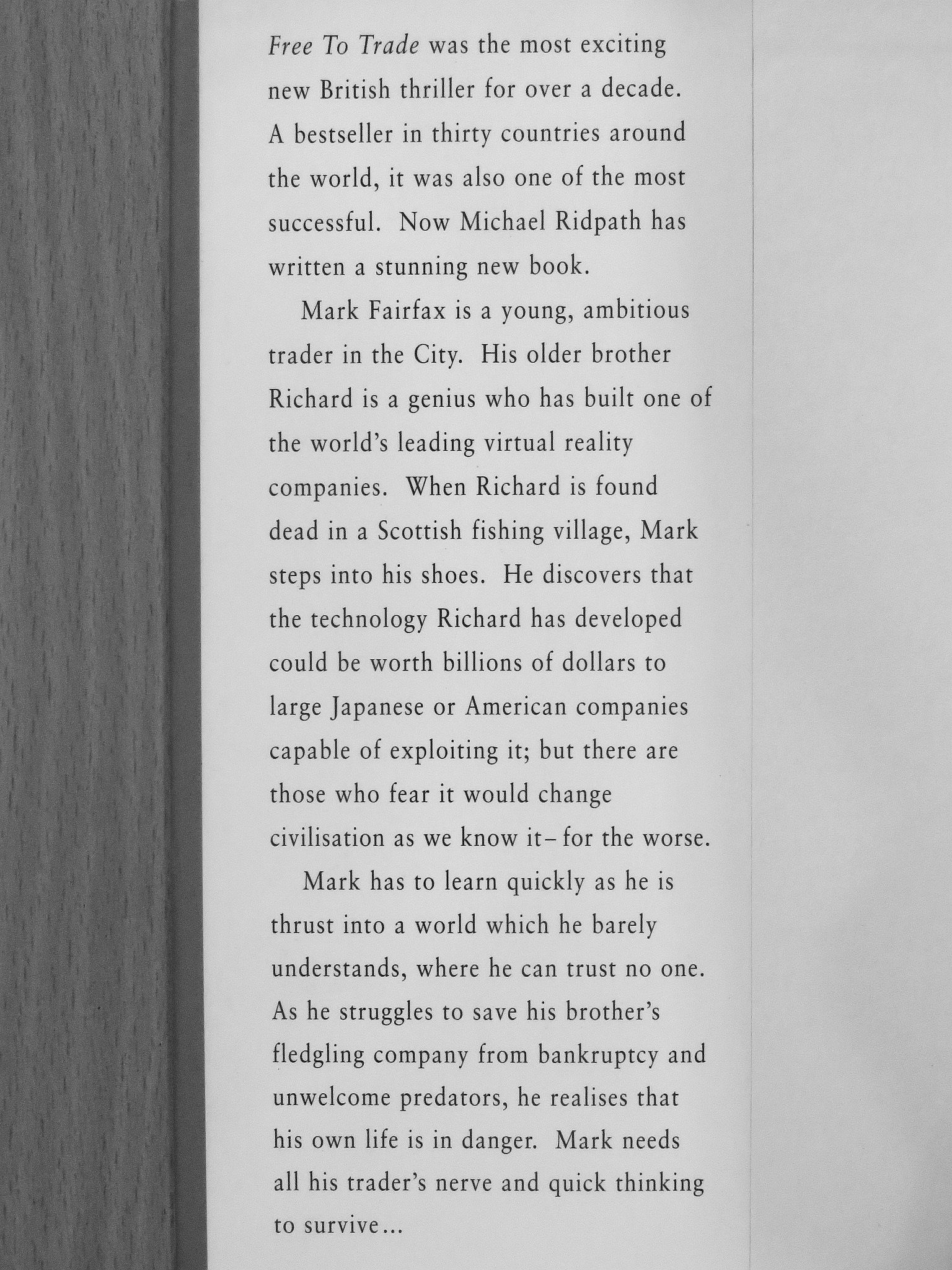 Michael Ridpath - Trading Reality [antikvár]