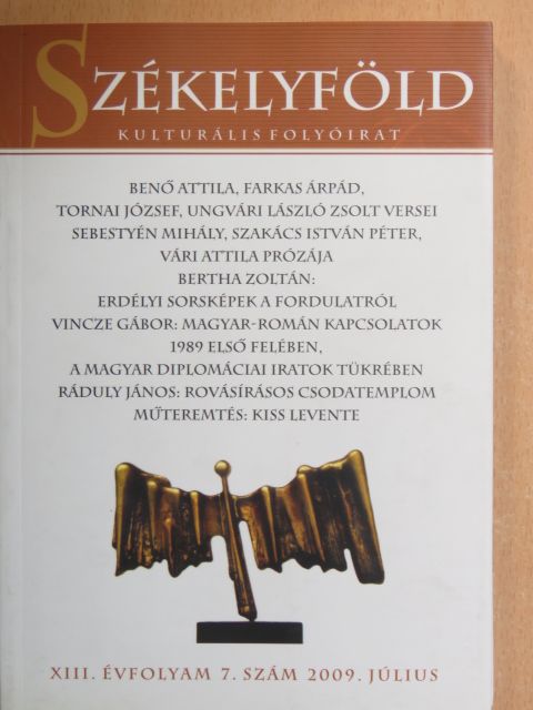 Székelyföld 2009. július [antikvár]