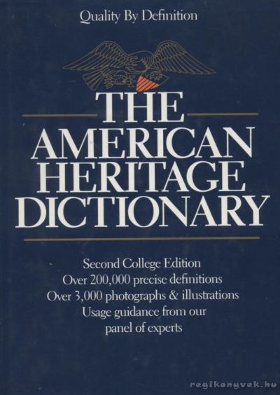 The American Heritage Dictonary [antikvár]