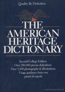 The American Heritage Dictonary [antikvár]